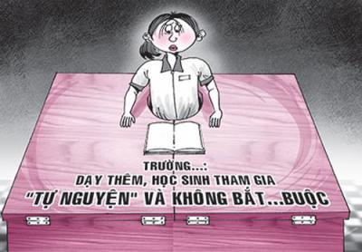 Không học thêm thì lên gặp ban giám hiệu